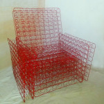Red mattress chair